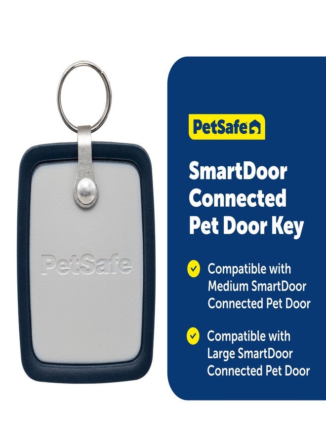 بيت سيف مفتاح باب الحيوانات الأليفة الذكي المتصل من PetSafe SmartDoor - يوفر وصولاً ذكياً وشخصياً لكلابك وقططك مع منع دخول الحيوانات الضالة والبرية - متوافق مع باب الحيوانات الأليفة الذكي المتصل من SmartDoor - كبير الحجم - Image 5